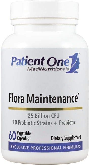 Patient One Formulas: Flora Maintenance 25 Billion CFU Probiotic